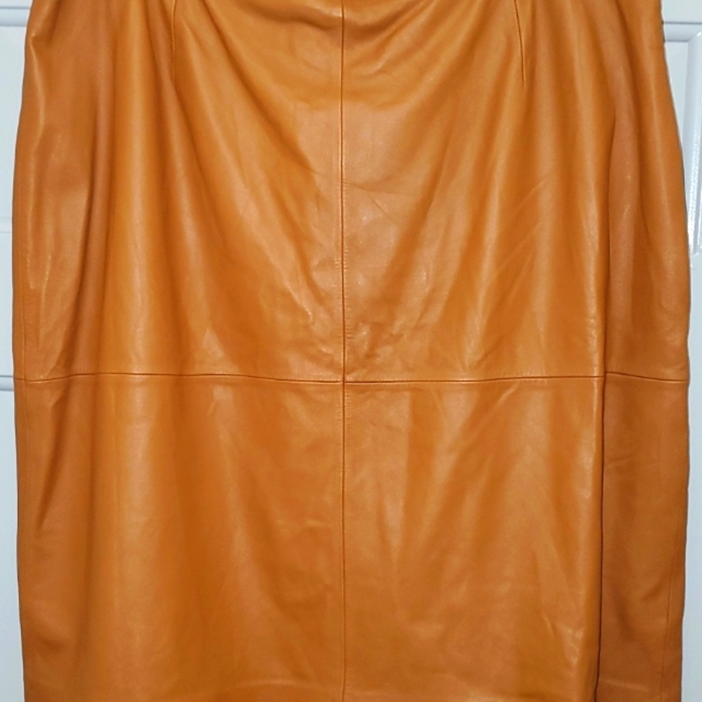 Leather Skirt, Size 20